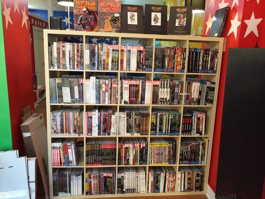 Part of ever growing trade paperback and graphic novel selection.