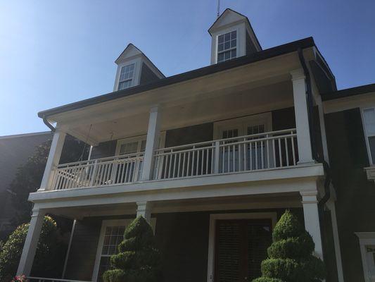 This customer added 6" Dark Bronze Gutters to there home.