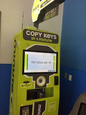 A key making kiosk!