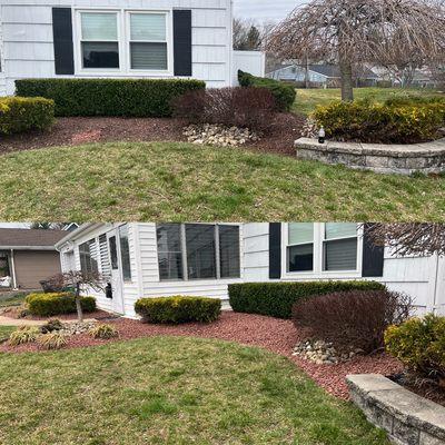 Pruning and rock refresh