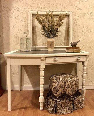 Shabby chic Assemetrical Desk