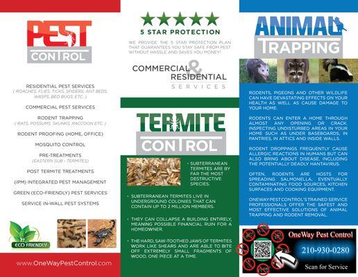 Custom Pest Control Brochure - Unpaid