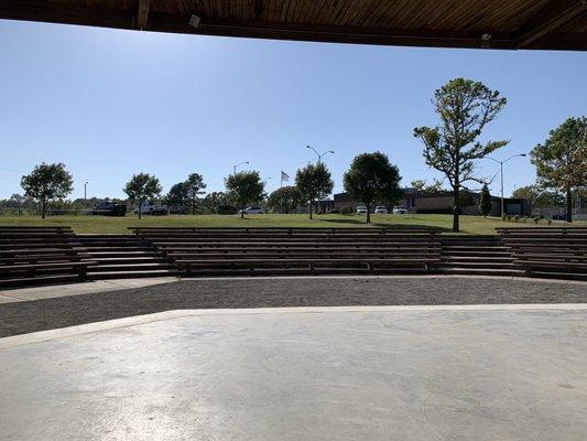 Elmer Hale Amphitheater! It's really cool. The Boy Scouts use it often.