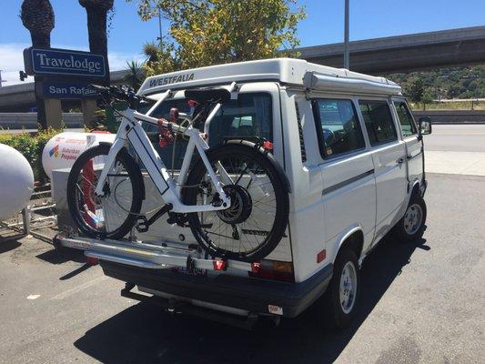 Filling the new propane tank - 89 VW Westy