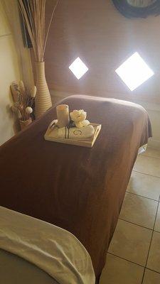 My husband and I just had a massage. It was AMAZING. Very nice couple who owns the business. We will return..