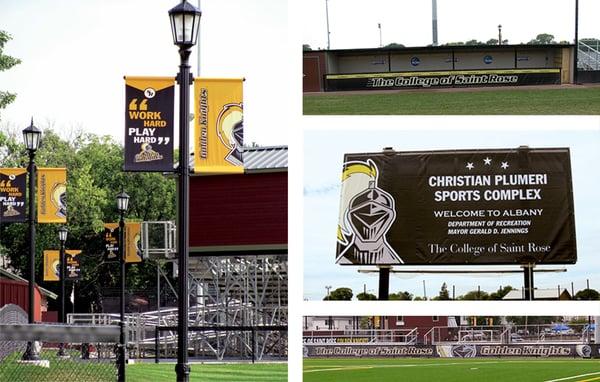 Saint Rose Sports Complex Large Format Graphics, Banners