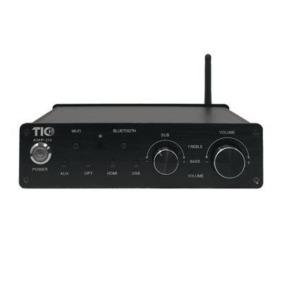 AMP210 Wifi(AirPlay2) 2.1 Channel Subwoofer Amplifier w/Bass &Treble