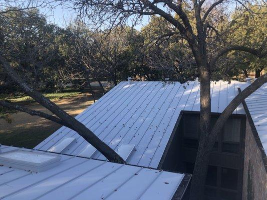 More metal roofing