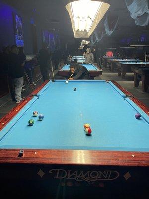 Clean/good pool tables