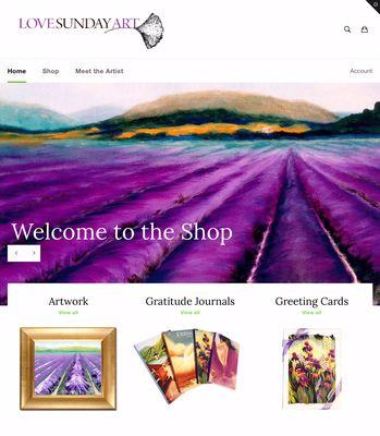 Example of a Shopify online store design