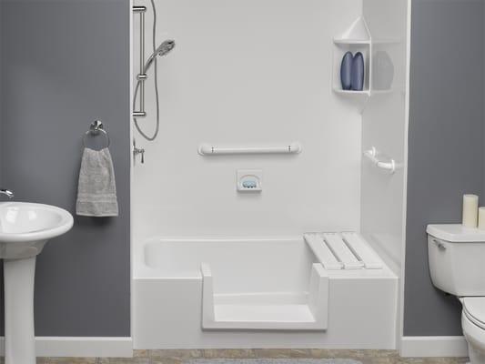 Think converting your bathtub into a shower requires major bathroom remodeling work? See how we can transform your bathroom!