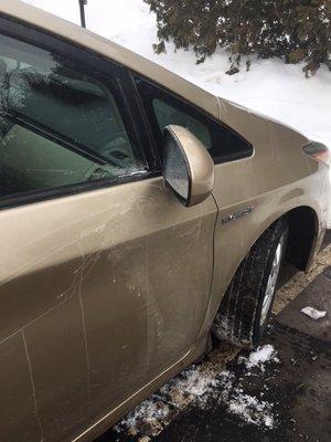 "Clean" car after $10 auto car wash