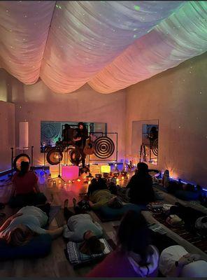 Sound baths with meditation and Reiki