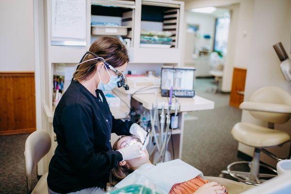 As a Hygienist, Sherry's position involves receiving committed consistency from patients to their oral hygiene.