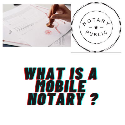 A mobile notary is a notary who travels to you to notarize your documents.