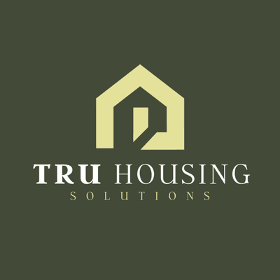 Tru Housing Solutions Logo - (dark background - Light Writing) - Area Leader in Owner Financing