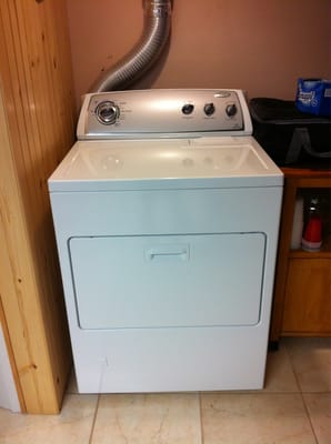 Whirlpool dryer install