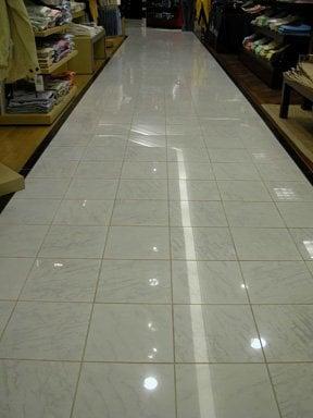 Floor polishing