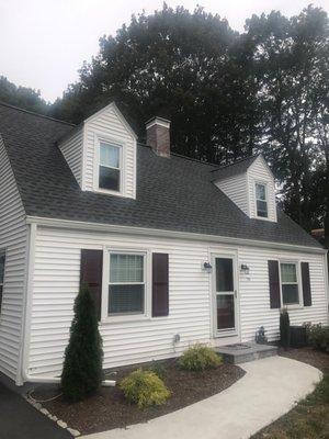 New roof system and chimney cap