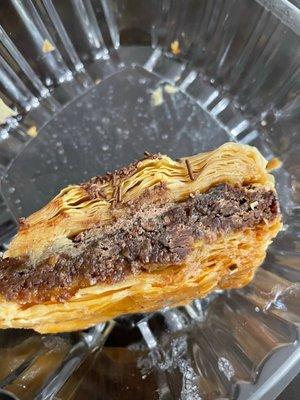 Chocolate baklava