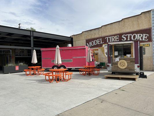 Thimbleberry Smoothie Co and Bunny Chow for trailers at the Catacombs Food Court!