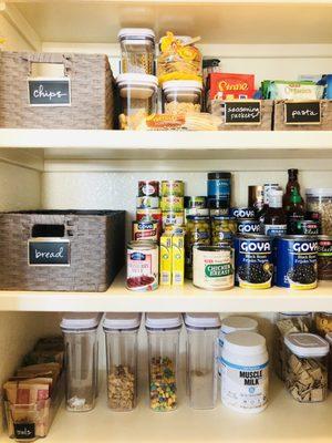 Kitchen/Pantry Organization 2020