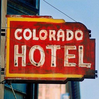 Colorado Hotel Neon Sign Trinidad, Colorado