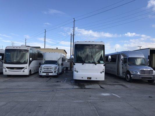 Party Bus washing