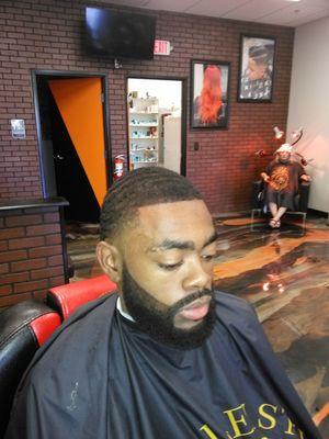 Taper Fade w/Beard  trim