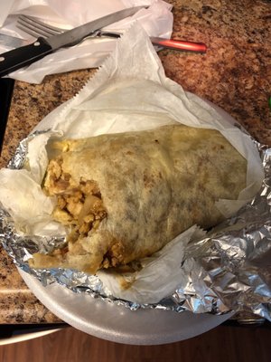 Authentic Chicken burrito