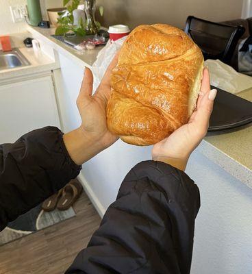 Ham & Cheese Croissant ... HUGE !