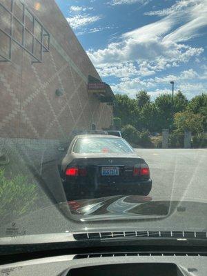 Walgreens drive thru.  19 minutes and counting.....