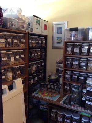 The herb selection