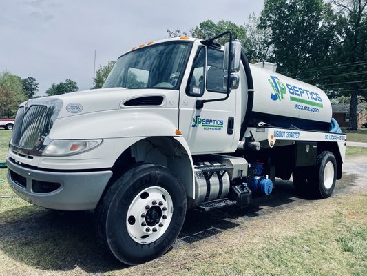 Our 2016 international pump truck is sure to make a ease of cleaning your septic tank!