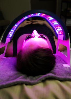 Interested in LED light therapy? Ask us about celluma! Great for anti-aging, pain relief, acne and more!