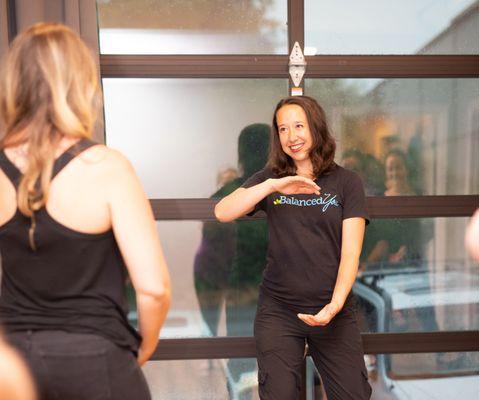 Rebekah Knause's QiGong classes incorporate gentle flowing movements which improve mobility, coordination, and balance.