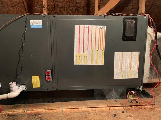 Air handler for install