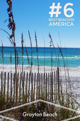 Grayton Beach: Top 10 Beach in America.