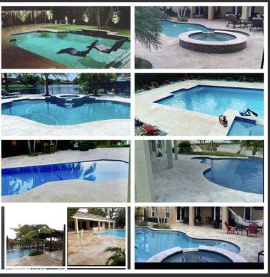 pool decks pavers, pool coping pavers