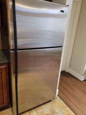 Shimmering fridge door