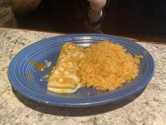 Cheese enchilada