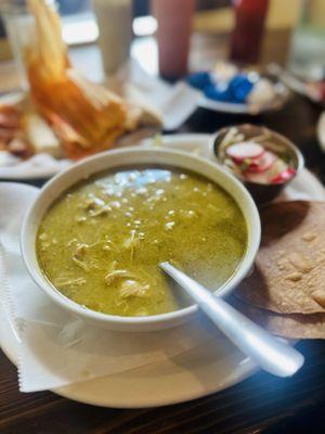 Green pozole