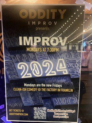 7:30 shows on Monday