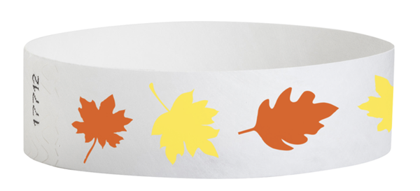 Fall Season Paper Wristbands