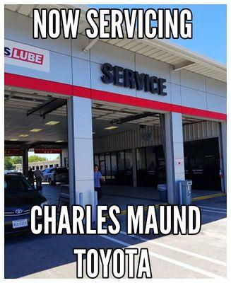 We Do the Safety Systems Recalibration here at Charles Maund Toyota by certified techs and pay all upfront costs