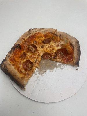 Pepperoni pizza.