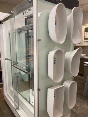 Tub & Shower Door display