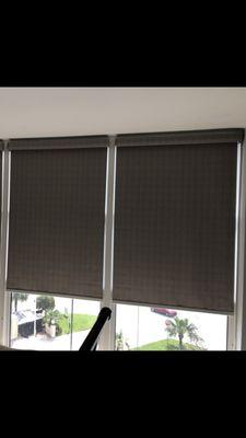 flat blackout shades