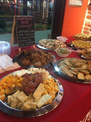 Lovely spread for a Yelp Event!