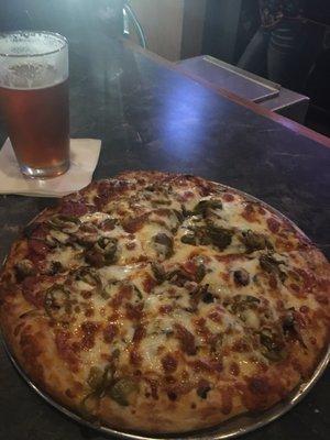 Half off pizza on Wednesday and their pies are fantastic!!